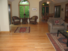 living room hardwood floor